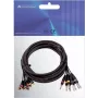 Audio snake kabelis Omnitronic 8×RCA līdz 8×1/4 collas mono ligzda, 15 m, modelis 30304748