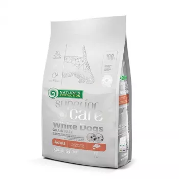 NATURE'S PROTECTION Superior Care Balts Dogs Grain Free Junior mazām baltajām zivīm - sausā barība kucēniem - 10 kg