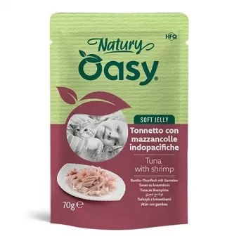 Oasy Natury Soft Jelly Tuncis ar garnelēm 70g