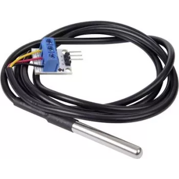 Velleman VMA324 Piederums izstrādes platēm temperatūras sensors Melns - Sudraba (VMA324)