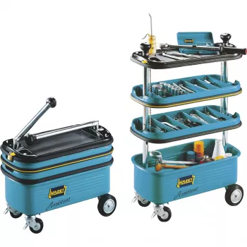 HAZET Assistent 166N - melns - zils - 300 kg - 350 mm - 680 mm - 965 mm - 24,5 kg