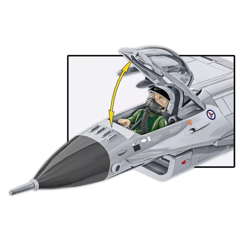 Cobi Building Set F-16AM Fighting Falcon, 495 gab., mēroga modelis