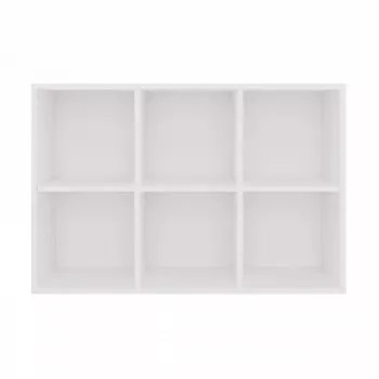 MALAX MINI 2X3 balts Grāmatu skapis
