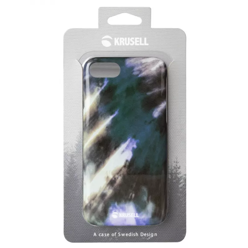 Aizsargājošs atlokāmais vāciņš Krusell Limited Apple iPhone 8/7 — twirl earth dizains