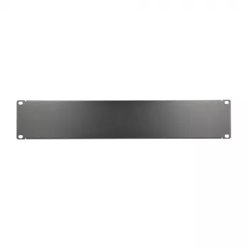 Rack blanking panel Extralink Front Blank Panel 2U 19 inch Melns, steel housing