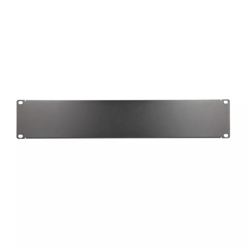 Rack blanking panel Extralink Front Blank Panel 2U 19 inch Melns, steel housing