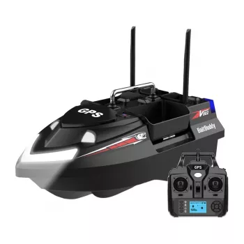 Ēsmas laiva Flytec V802 PRO 12000mAh melna — Flytec V802 PRO, 12000mAh baterija, melna