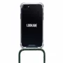 Viedtālruņa kaklarotas maciņš Lookabe iPhone 7/8, zelts ar zaļiem akcentiem