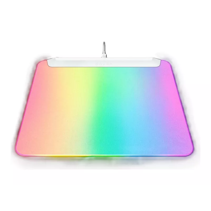 Spēļu peles paliktnis Razer Firefly V2 Pro balta — RGB apgaismojums, USB barošana, neslīdoša pamatne