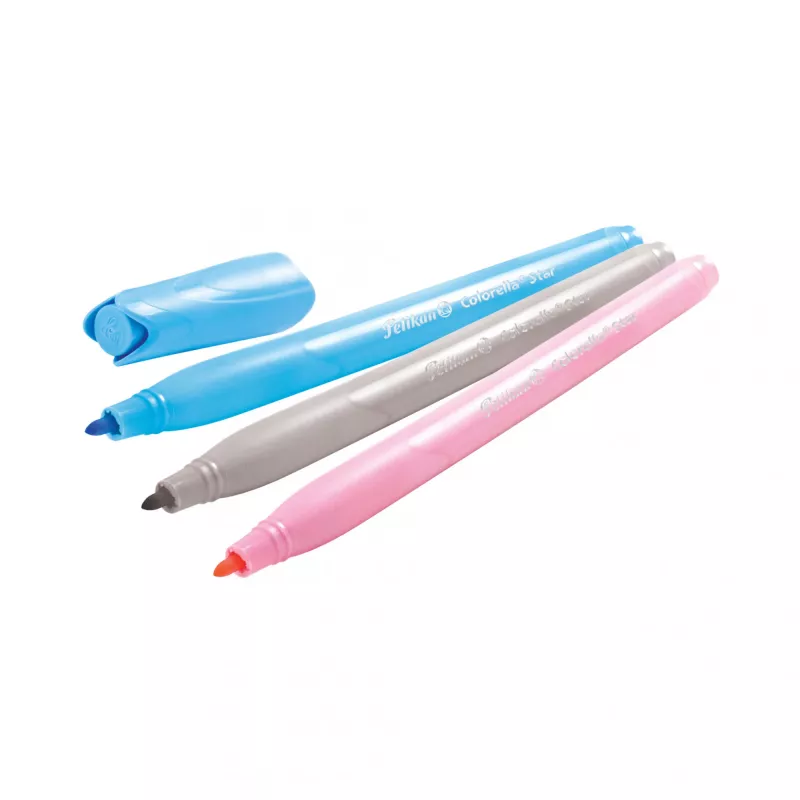 Flomāsteru komplekts Pelikan 822299, 10 krāsas, apaļš uzgalis