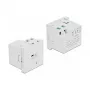 Sienas kontaktligzdas modulis DELOCK 81312 USB-C 100–240V 0.5A Balts, LED strāvas indikators