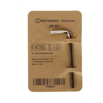 Leņķa sešstūra atslēga Teltonika 19 x 53 x 2,5 mm Niķelēta Leņķveida PR5MEC17