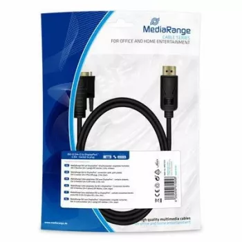 MediaRange MRCS131 video kabeļa adapteris 2 m DisplayPort DVI-D Melns