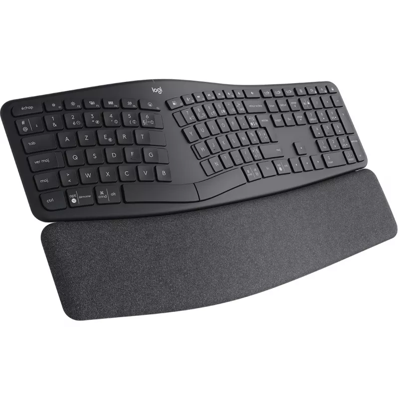 Logitech ERGO K860 for Business pilna izmēra bezvadu tastatūra AZERTY