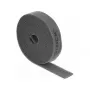 Montāžas lente DeLOCK Velcro lente uz ruļļa G 2 m x P 15 mm pelēka