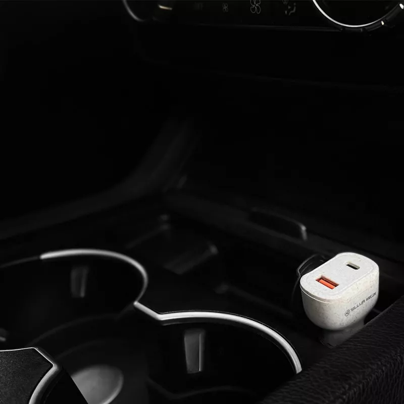Automašīnas lādētājs Tellur TLL151341 36W 6A PD18W QC3.0 — USB automašīnas adapteris ātrai uzlādei