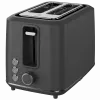 Elektriskais tosteris AENO ATS0001G — 2 spraugu, 220–240 V 50–60 Hz, 920–1080 W, 3 režīmi, 7 apbrūnināšanas līmeņi, pelēks