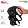 Flexi jauna CLASSIC 8 m melns izvelkams pavada suņiem