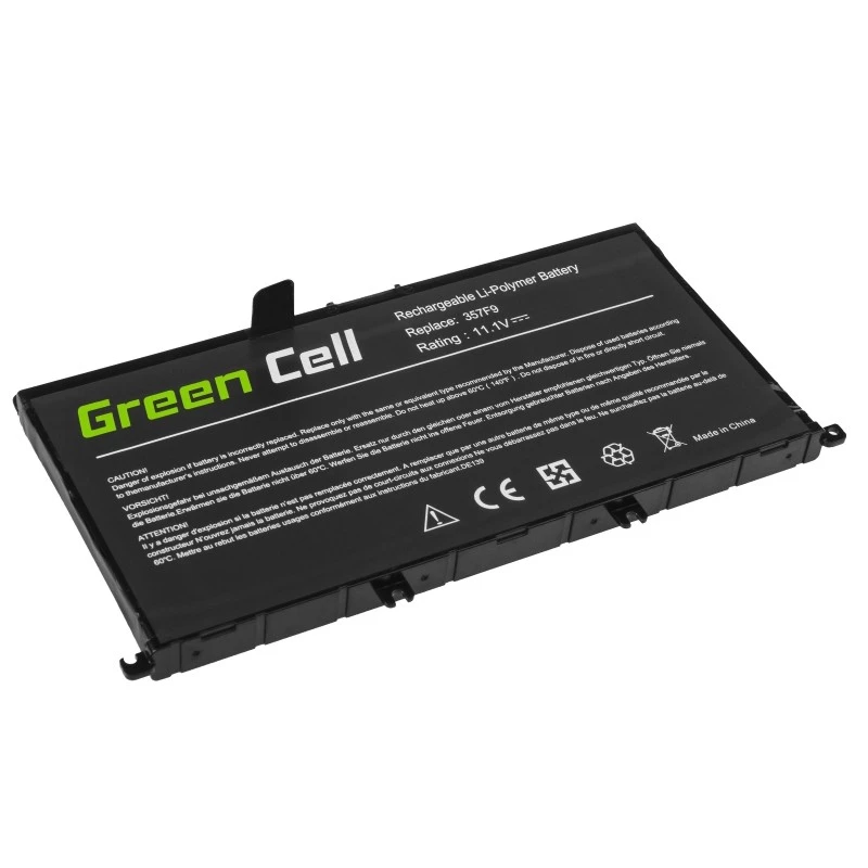 Akumulators zaļa Cell DE139 priekš DELL Inspiron 15 5576 5577 7557 7559 7566 7567