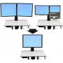 Ergotron WorkFit-C pārveidojams uz vienu HD komplektu no Dual vai LCD un klēpjdatora - montāžas komponents (pārveidotāja komplekts) LCD displejam - ekrāna izmērs: 76,2 cm (30) - montāžas saskarne: 100 x 1