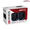 Skaļrunis Audiocore AC865 2- joslu vadu, 2.0 kanāli, 3 W, melns