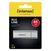 Memory Drive Flash USB2 64GB/Sudraba 3521492 Intenso