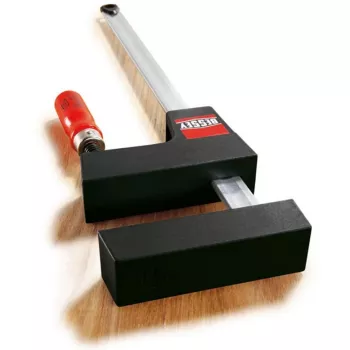 Stieņa skava Bessey UniKlamp UK100, 1000 mm garums, 80 mm rīkles dziļums, melna/sarkana