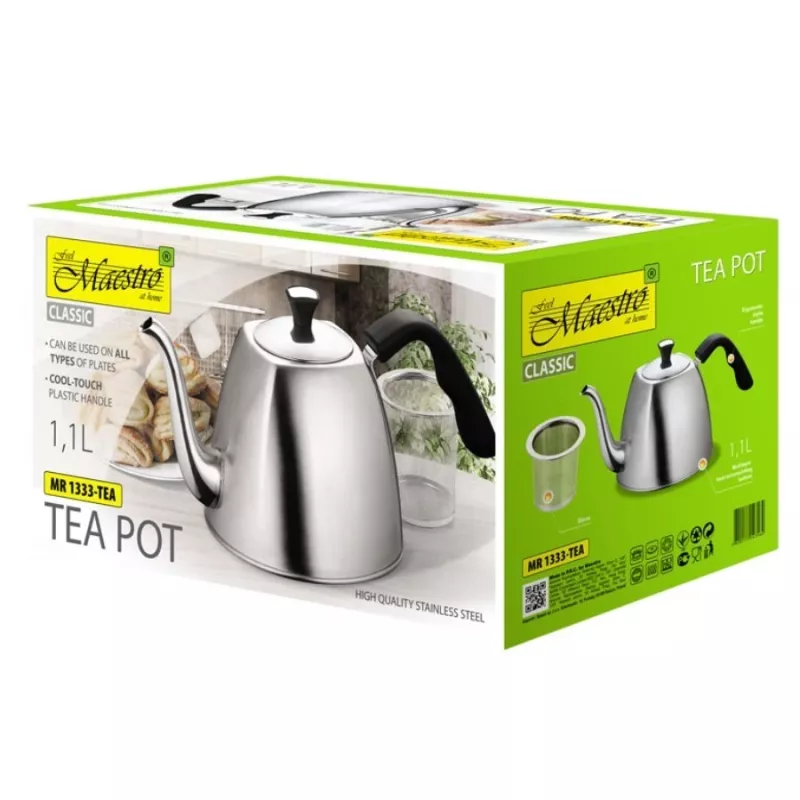 Maestro MR-1333-tea 1,1 L Nerūsējošais tērauds