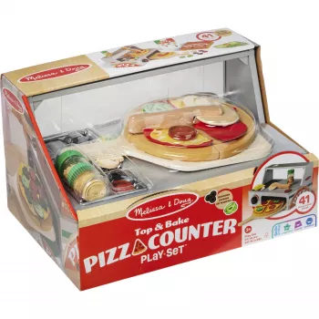 Rotāļu virtuves piederums Spin Master Melissa & Doug Top & Bake Picu lete, rotaļu picu komplekts