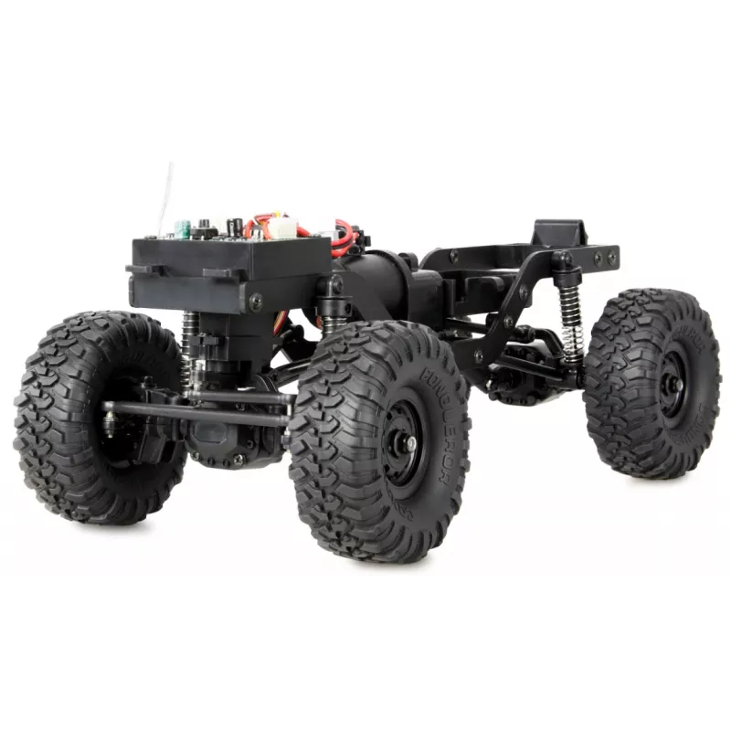 RC kāpurķēžu auto Amewi Mini-D90 4WD 1:16 RTR — mērogā 1:16, 4 riteņu piedziņa, gatavs lietošanai
