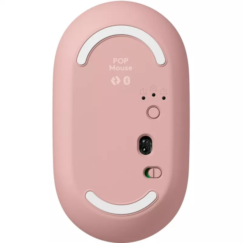 Logitech POP Icon Combo - Tastatūras un peles komplekts - Bezvadu - Bluetooth LE - QWERTY - US International - rozā, baltā (920-013142)