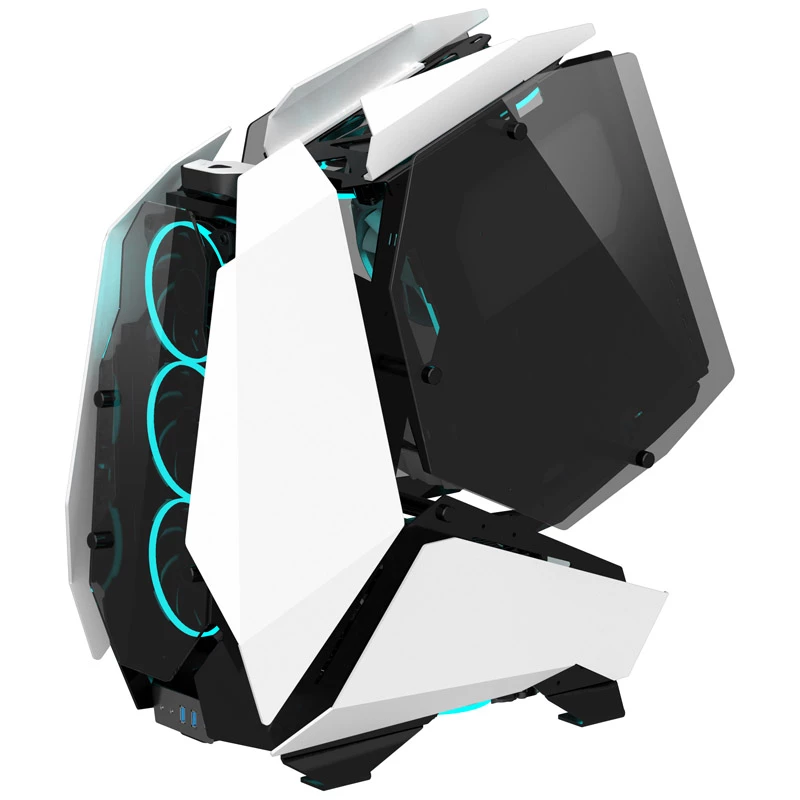 PC Big-Tower Case Jonsbo MOD5 Tempered Glass balta