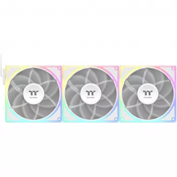 Dzesēšanas ventilatoru komplekts THERMALTAKE TOUGHFAN EX 140 ARGB Sync balta — 140mm, 3 gab.