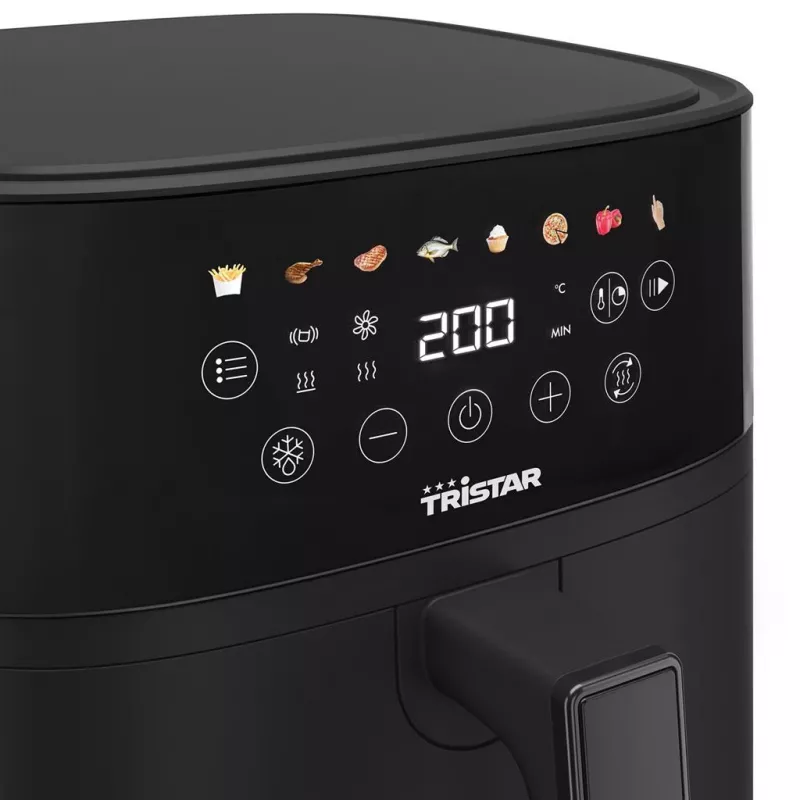 Tristar Digitālais fritieris | FR-9060 | Jauda 1700 W | Tilpums 6 L | Melns | Karstā gaisa tehnoloģija