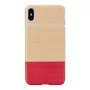 man and wood viedtālruņa maciņš iPhone XS Max — balts “miss match”