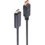Video kabeļa adapteris ShiverPeaks BS10-71045 3m DisplayPort HDMI Melns