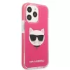 Karl Lagerfeld KLHCP13XTPECPI Iphone 13 Pro Max 6.7 ciets maciņš fuksijas krāsā/FUSCHIA Choupette Head