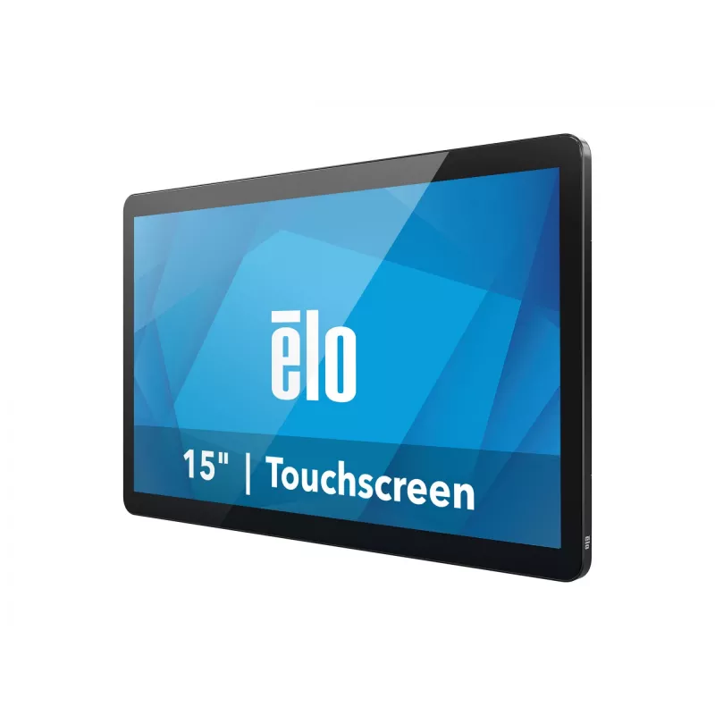 Digitālās norādes plakanais panelis Elotouch 1504L 15,6 collas LED 1920x1080 450 cd/m² Melns skārienekrāns