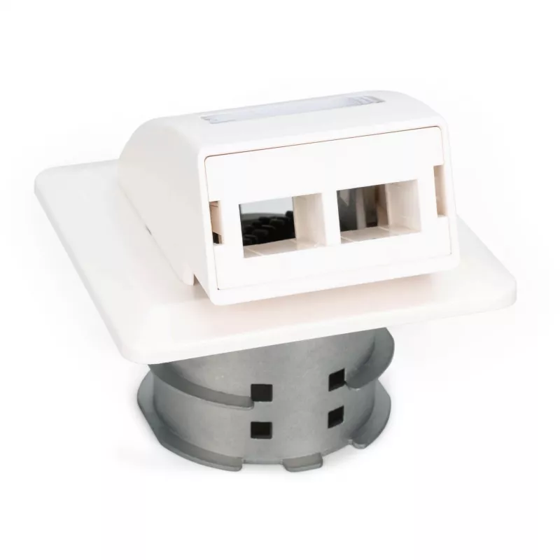 Digitus FTTH optiskās šķiedras apdares sienas roze DN-93201 ar SC/LC adapteri 86x30x86 mm