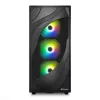 Sharkoon REBEL C80G RGB Midi Tower Melns