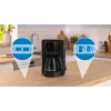 Pilienveida kafijas automāts Bosch TKA2M113, 1,25 L ūdens tvertne, 15 krūzes, melns