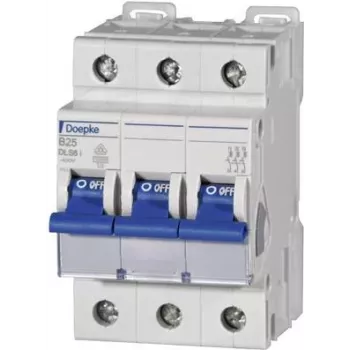 Doepke DLS 6i B16-3 Strāvas slēdzis Miniature Circuit Breaker B-tipa (09916113)