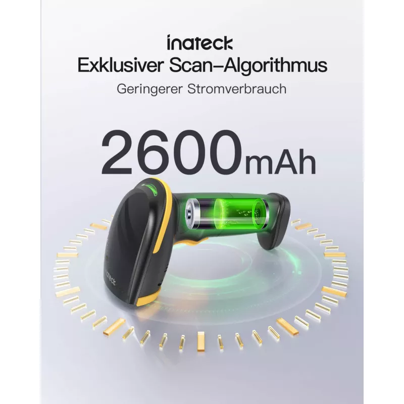Inateck Barcodescanner 35 melns [BCST-35_black]