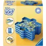 Uzglabāšanas risinājums Ravensburger 12001674 ar nodalījumiem un pārnēsājamu dizainu sīkumu šķirošanai