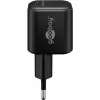 USB-C lādēšanas komplekts GOOBAY 74774 — 65 W lādētājs ar 1 m tekstila USB-C kabeli