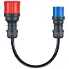 go-e adapteru komplekts Gemini flex 11 kW, 3-daļīgs komplekts (melns, 30 cm)