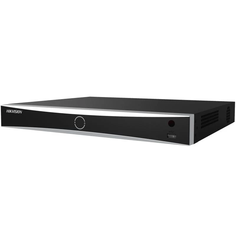 Tīkla video ierakstītājs Hikvision DS-7608NXI-K2(D) — 8 kanāli, 4K maks., 10 TB HDD, 1U, melns