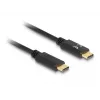 DeLOCK USB Type-C uzlādes kabelis 15 cm PD 5 A ar E-Marker