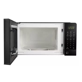 Solo mikroviļņu krāsns ESPERANZA EKO009 — 700 W, 20 L, LED displejs, skārienvadība, 24,5 cm stikla grozāmais šķīvis, melna