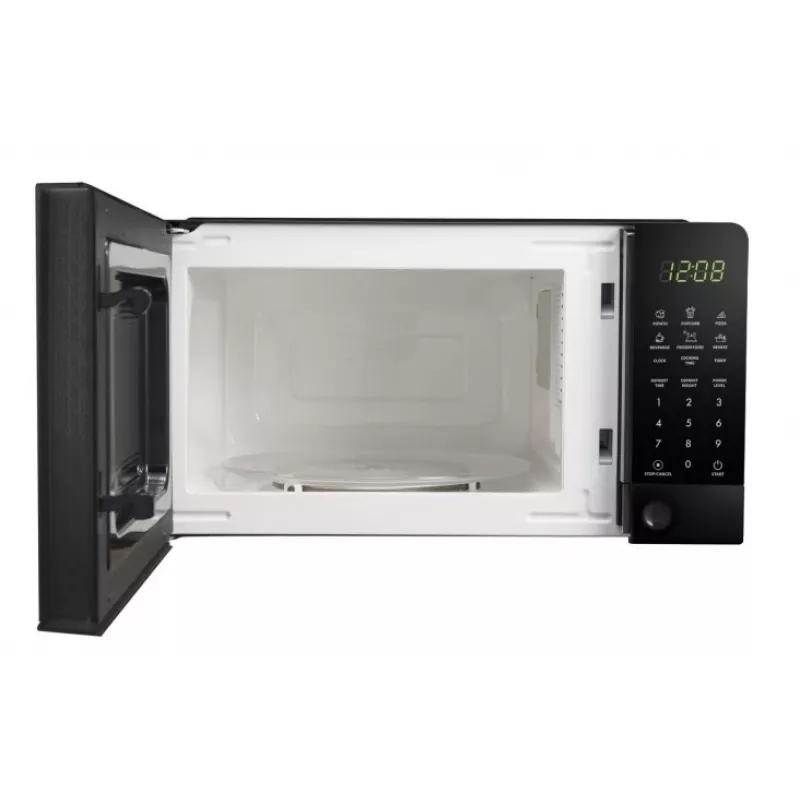 Solo mikroviļņu krāsns ESPERANZA EKO009 — 700 W, 20 L, LED displejs, skārienvadība, 24,5 cm stikla grozāmais šķīvis, melna